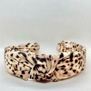 LOFT Leopard Print Knot Headband